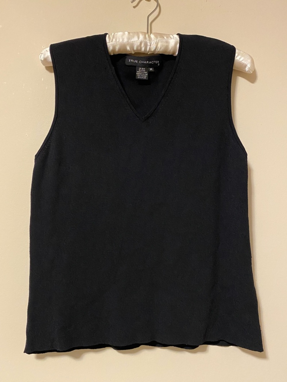 True Character Black V-Neck Sleeveless Top - Picture 6 of 6